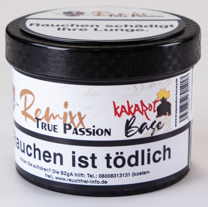 True Passion Remixx Shisha Pfeifentabak 65g Kakarot