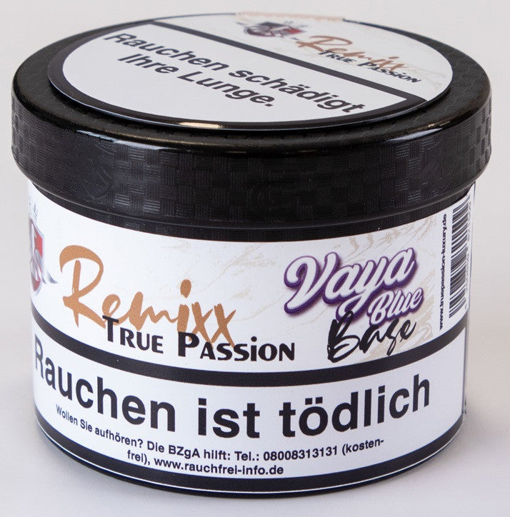 True Passion Remixx Shisha Pfeifentabak 65g Vaya Blue