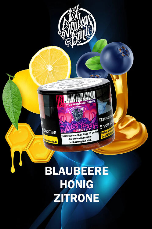 187 Strassenbande Shisha Tabak 25g Juicy Puzzy