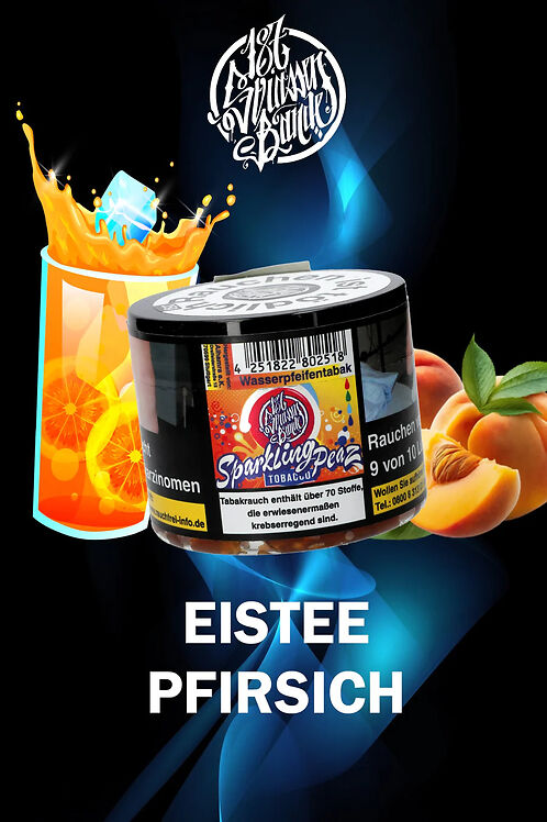 187 strassenbande shisha tabak sparkling peaz 25g