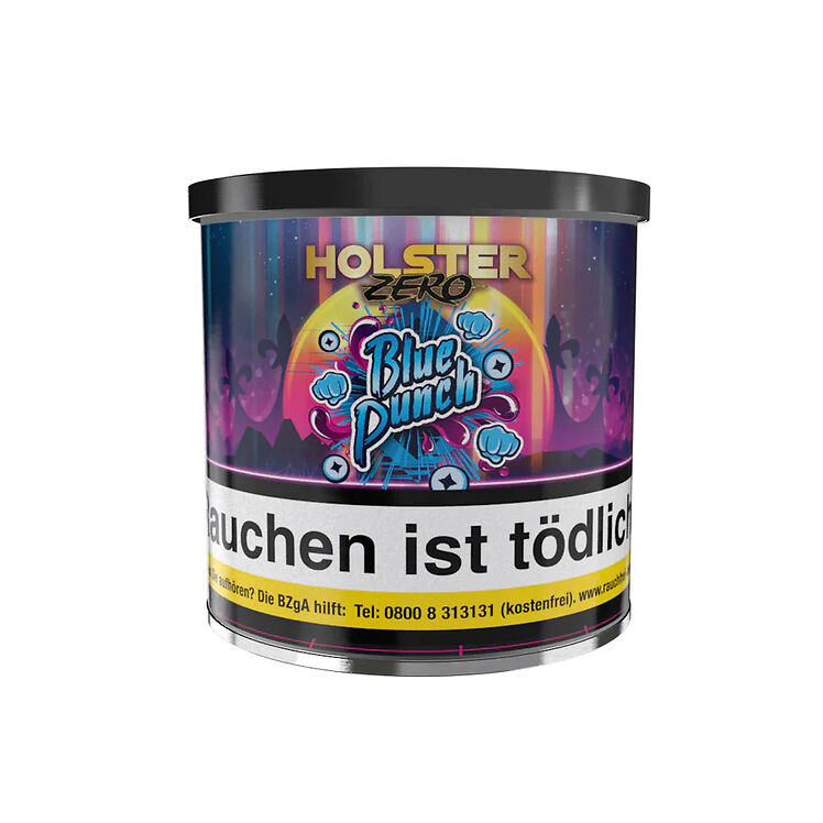 Holster Tobacco Zero Pfeifentabak 75g Blue Punch