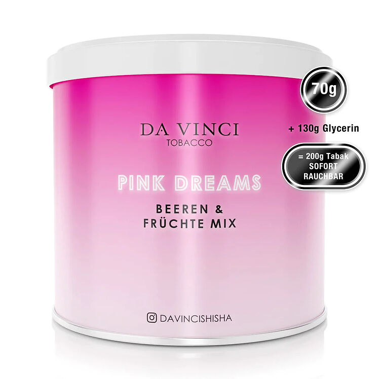 DaVinci Pfeifentabak 70g Pink Dreams