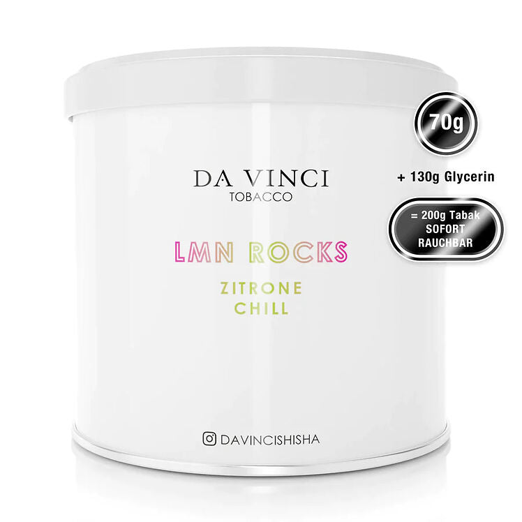 DaVinci Pfeifentabak 70g Lemon Rocks