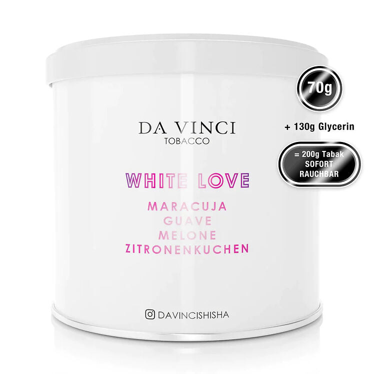 DaVinci Pfeifentabak 70g White Love