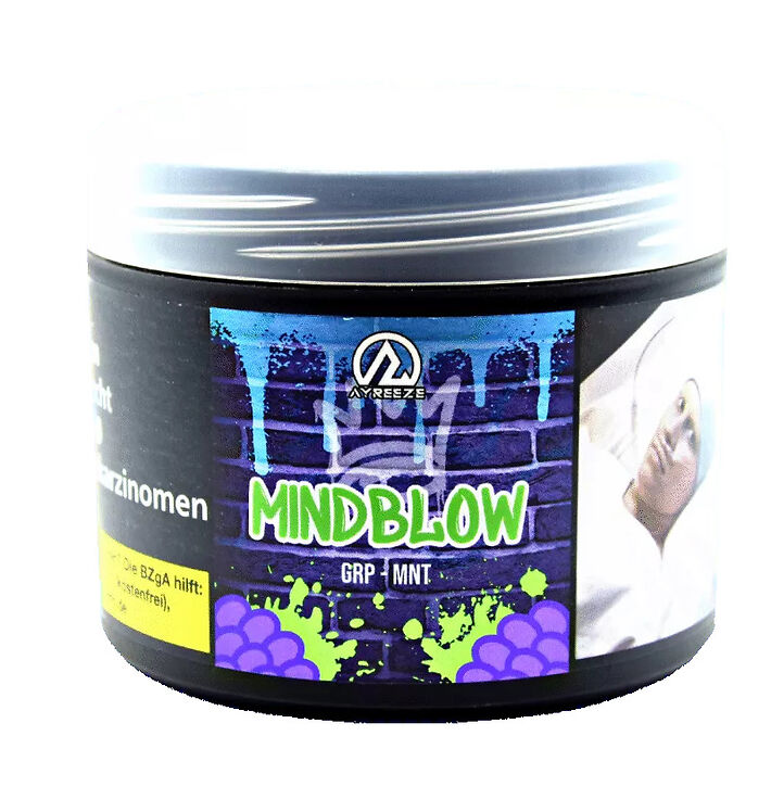 ayreeze shisha tabak 25g mindblow grp mnt