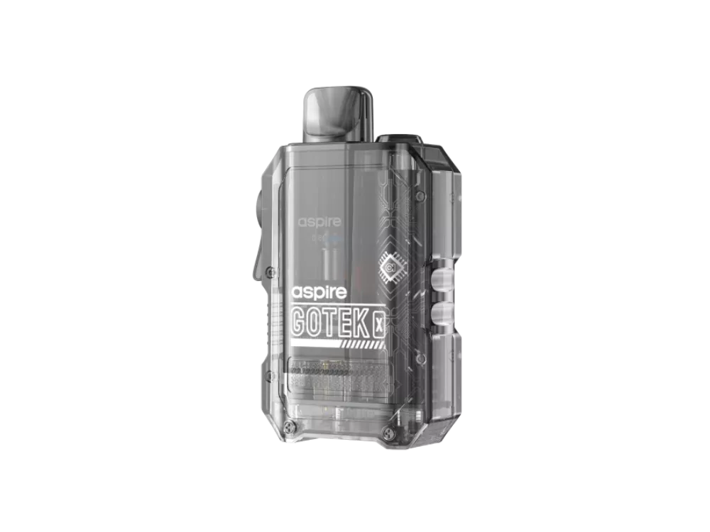 Aspire Gotek X Refillable Pod Kit Transparent Schwarz