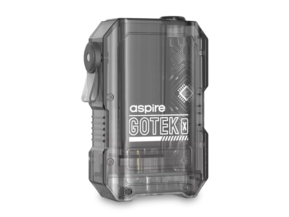 Aspire Gotek X Akku Transparent Black Basisgerät