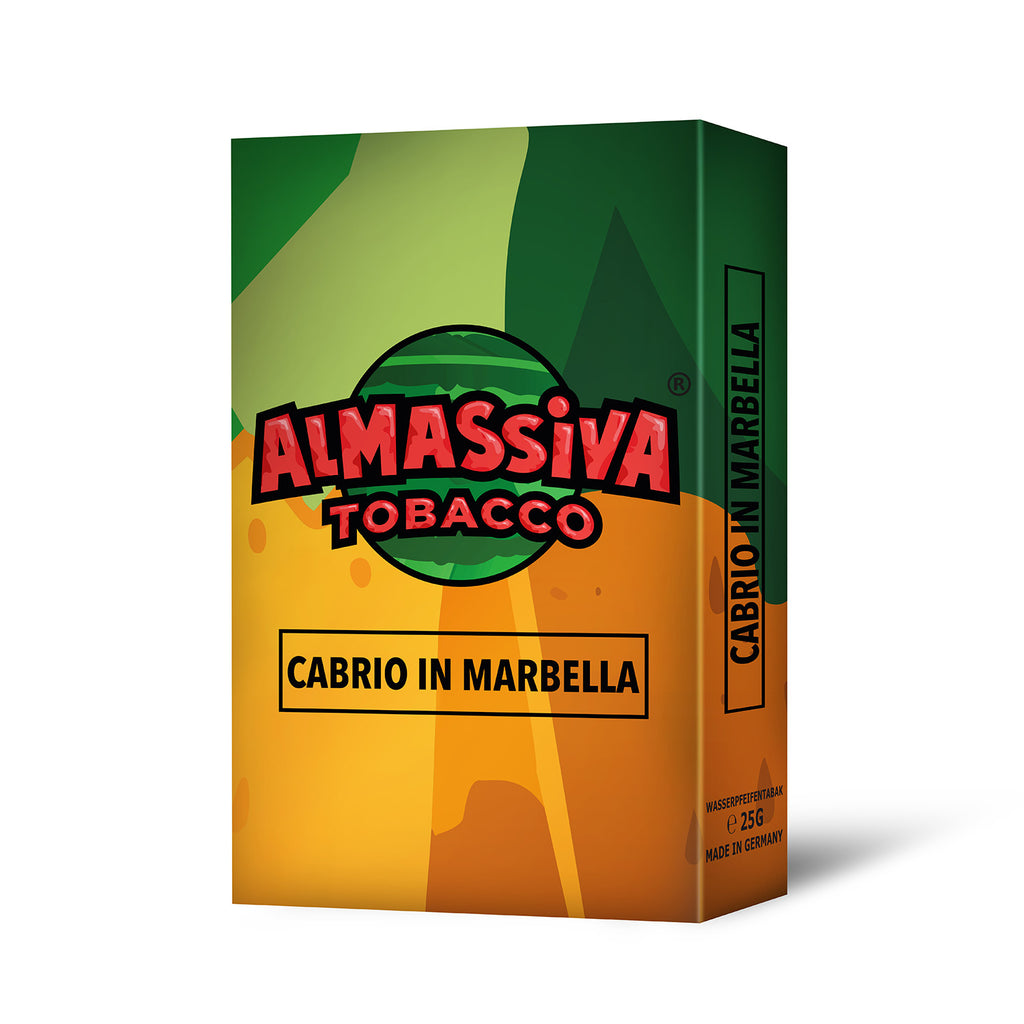 Al Massiva Shisha Tabak 25g Cabrio in Marbella