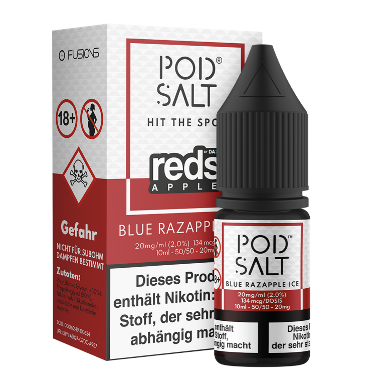 pod salt Nikotinsalz Fusion Blue Razapple Ice