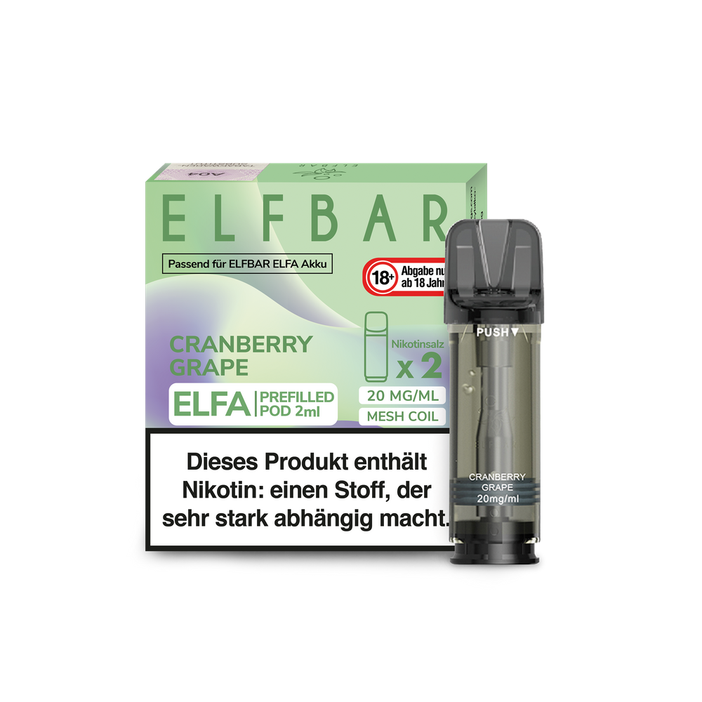 Elfbar Elfa Prefilled Pods Cranberry Grape