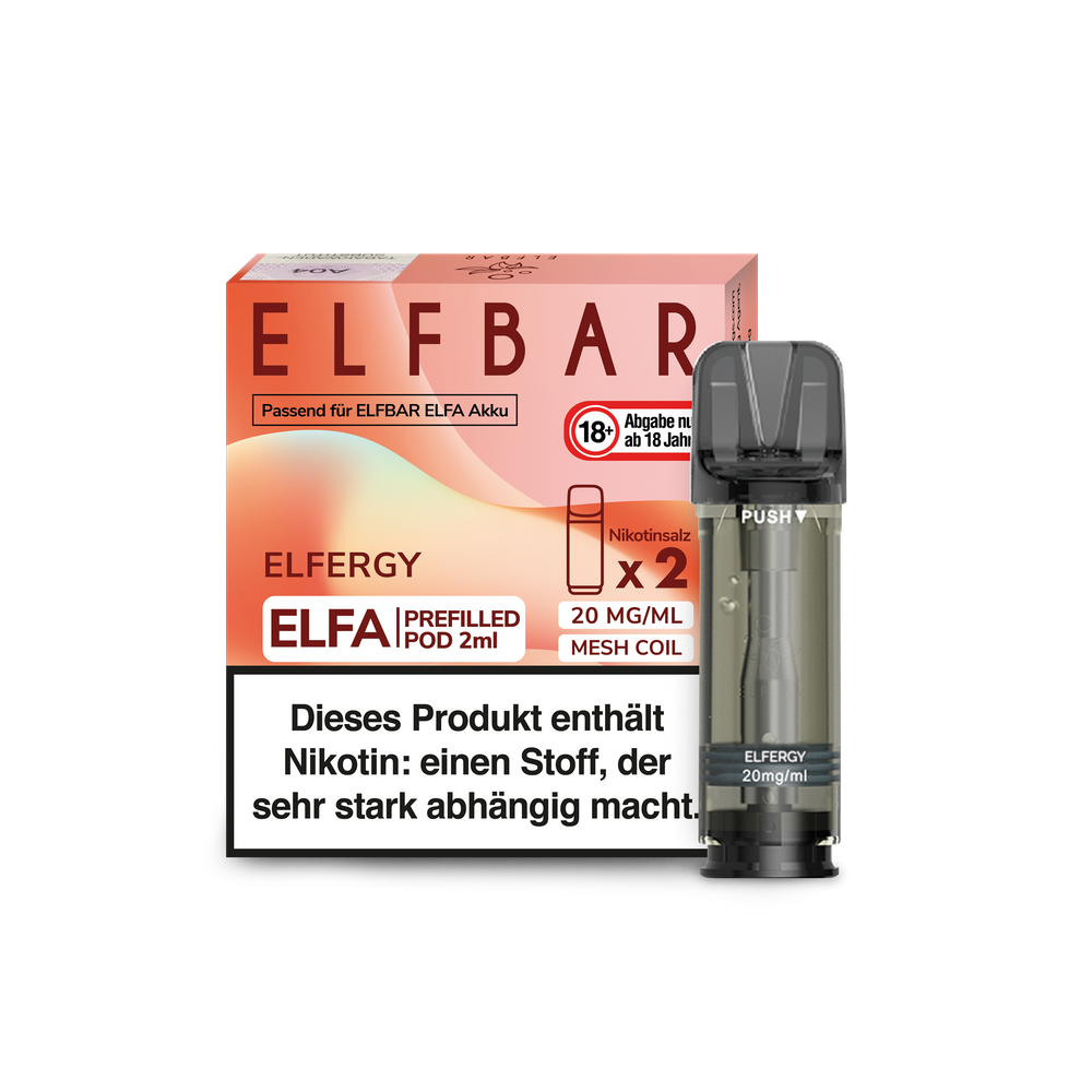 Elfbar Elfa Prefilled Pods Elfergy Energy Elfbull