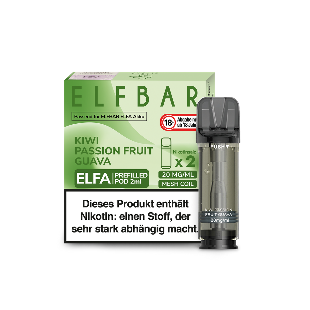 Elfbar Elfa Prefilled Pods Kiwi Passion Fruit Guava