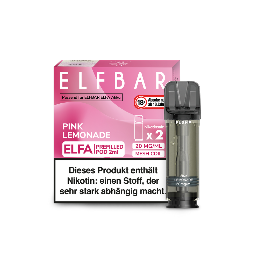 Elfbar Elfa Prefilled Pods Pink Lemonade