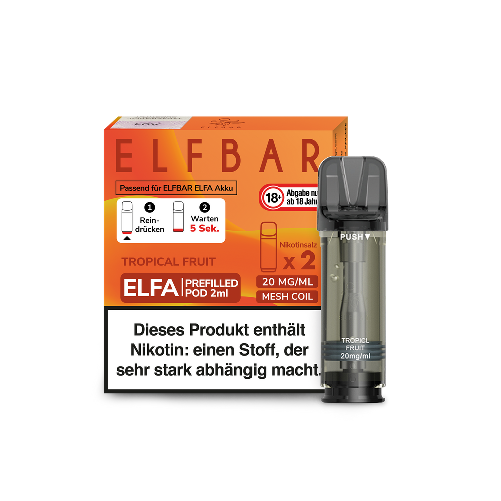 Elfbar Elfa Prefilled Pods Tropical Fruit