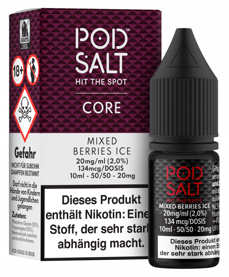 pod salt Nikotinsalz Mixed Berries Ice