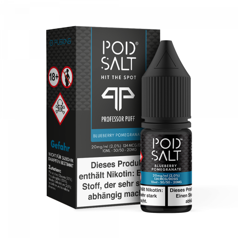 pod salt Nikotinsalz Fusion PP Blueberry Pomegranate