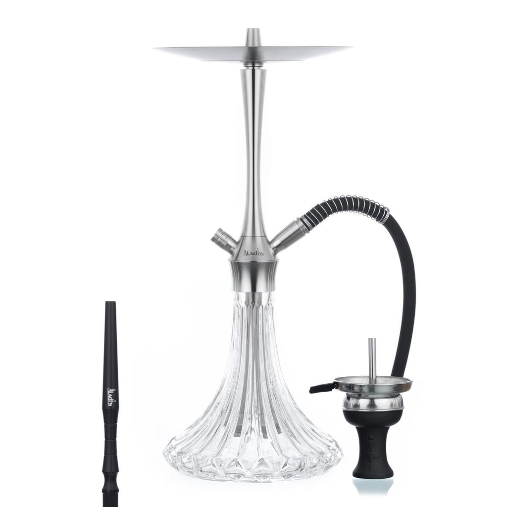 Aladin Shisha Wasserpfeife Komplett Set MVP A46 Clear Pattern