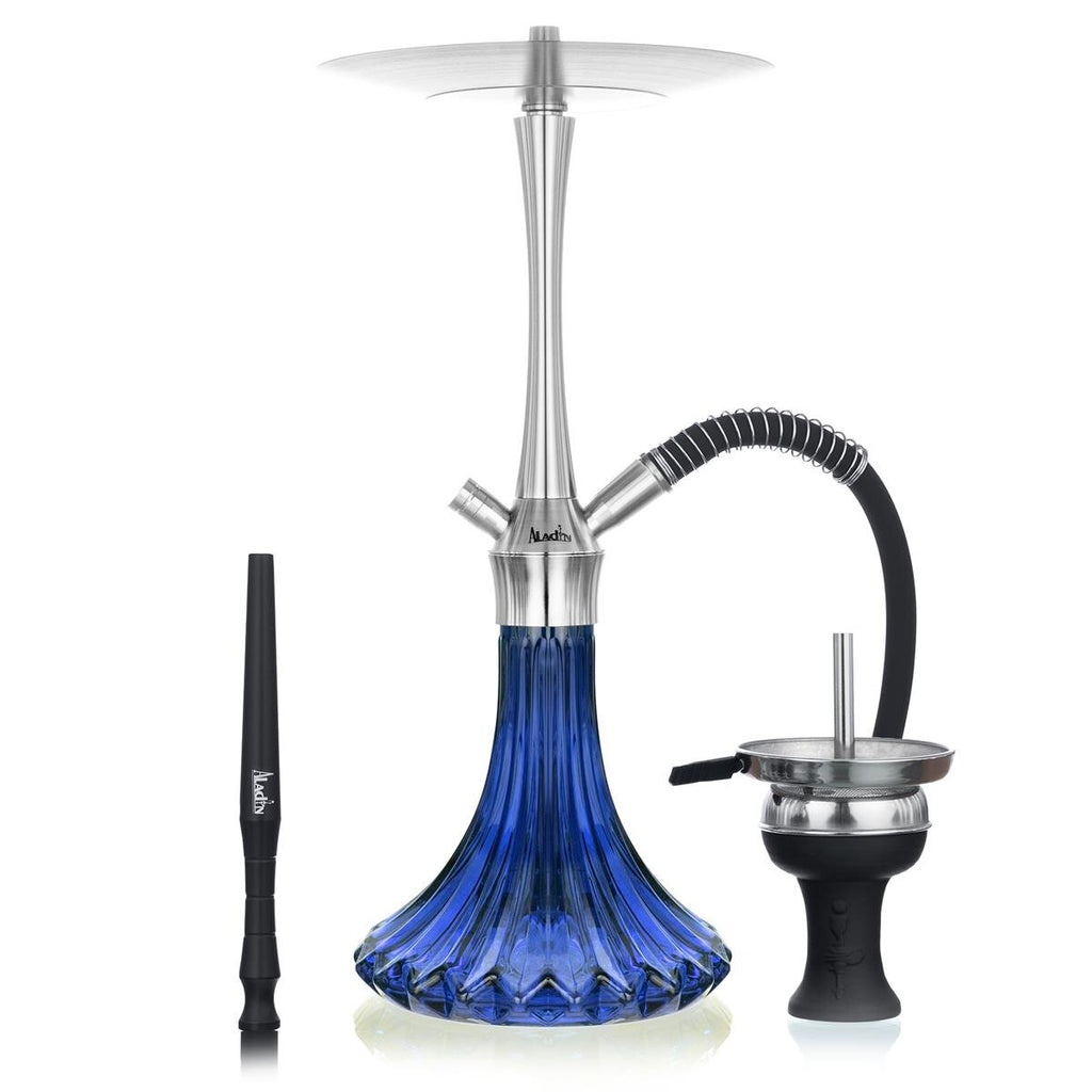 Aladin Shisha Wasserpfeife Komplett Set MVP A46 Ocean Blue Blau