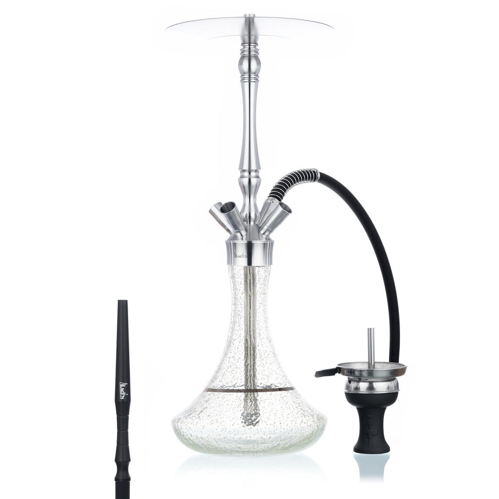 Aladin Shisha Wasserpfeife Komplett Set MVP 550 Glow In The Dark