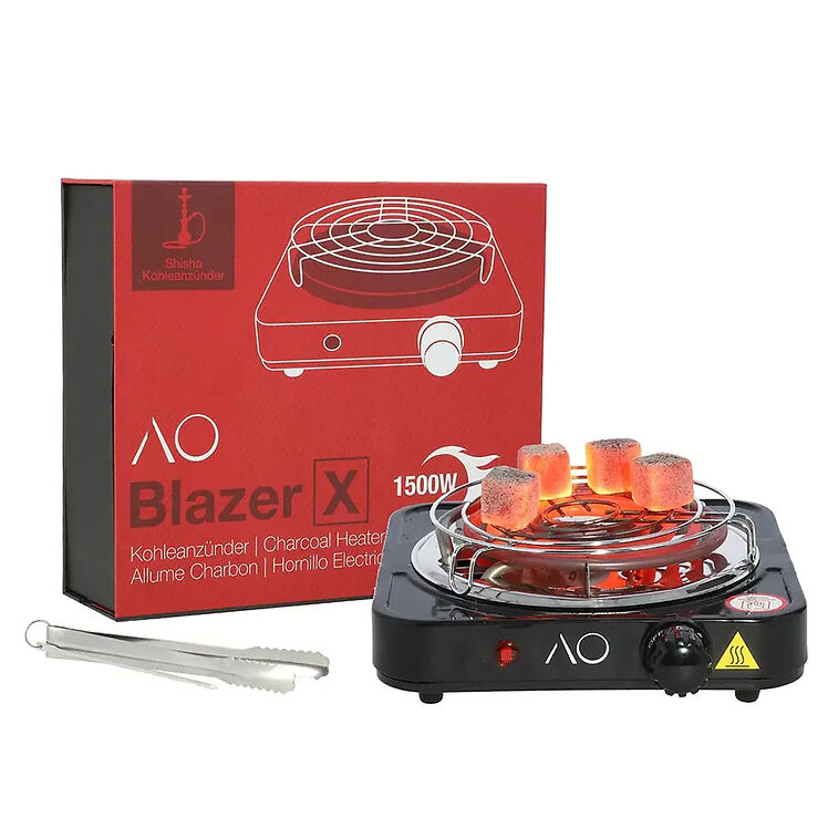 AO Blazer X 1500W Elektrischer Anzünder für Shisha Kohle