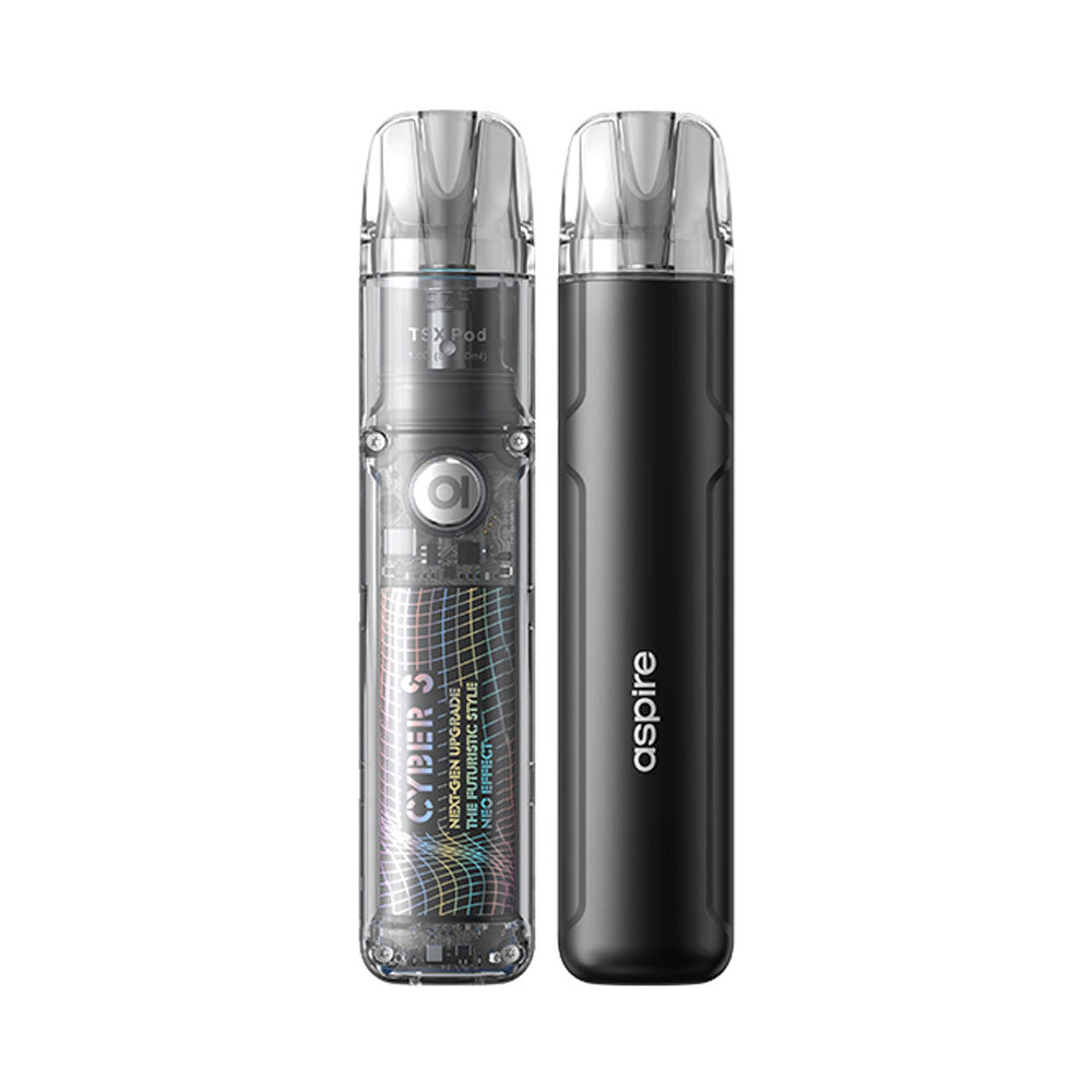 Aspire Cyber S Refillable Pod Kit E-Zigarette Vape Schwarz