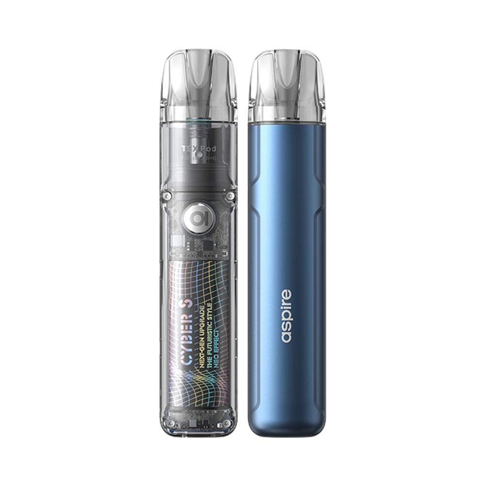 Aspire Cyber S Refillable Pod Kit E-Zigarette Vape Blau