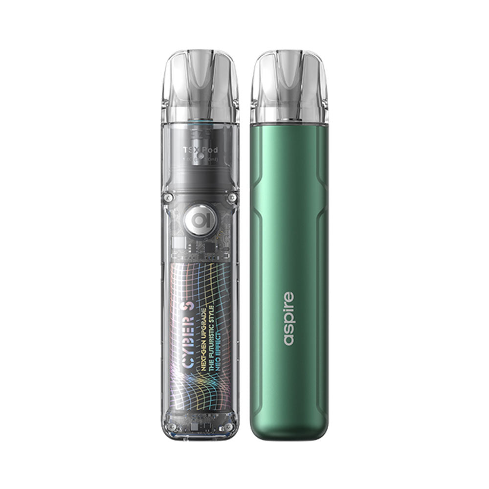 Aspire Cyber S Refillable Pod Kit E-Zigarette Vape Grün