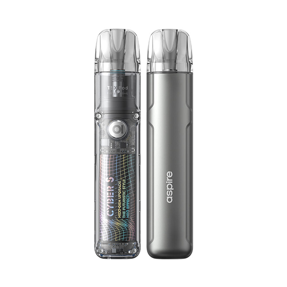 Aspire Cyber S Refillable Pod Kit E-Zigarette Vape Gunmetal Grau