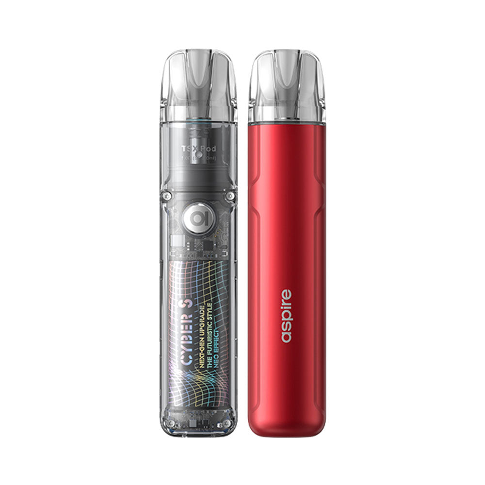 Aspire Cyber S Refillable Pod Kit E-Zigarette Vape Rot