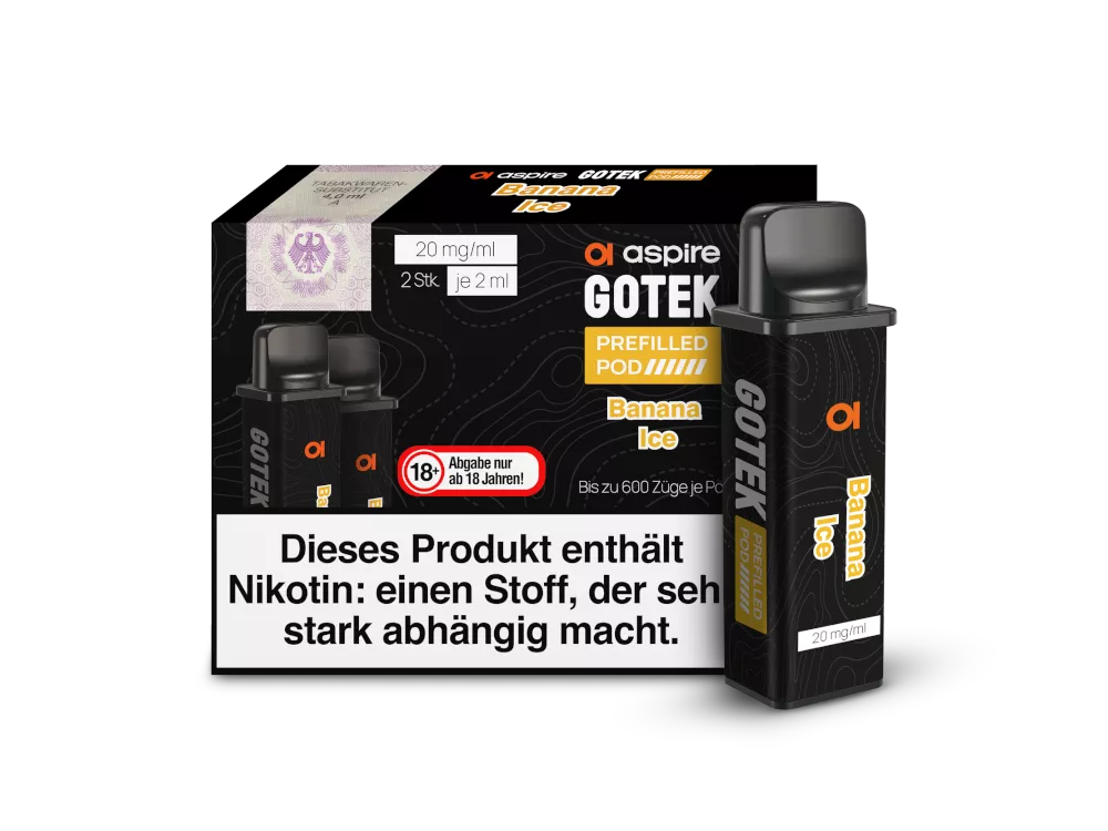 Aspire Gotek Prefilled Pods Banana Ice