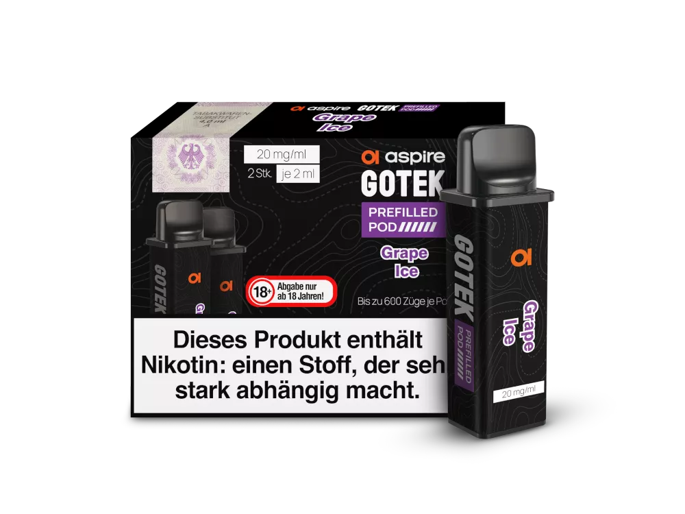 Aspire Gotek Prefilled Pods Grape Ice