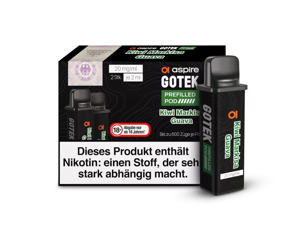 Aspire Gotek Prefilled Pods Kiwi Markisa Guava