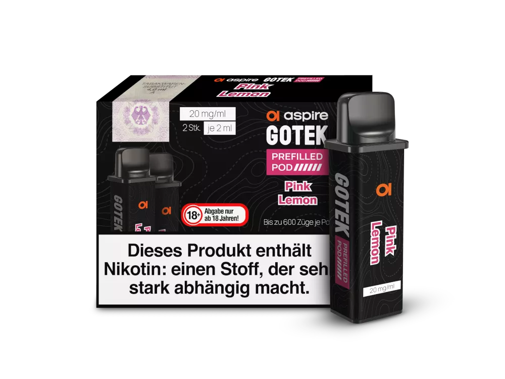 Aspire Gotek Prefilled Pods Pink Lemon