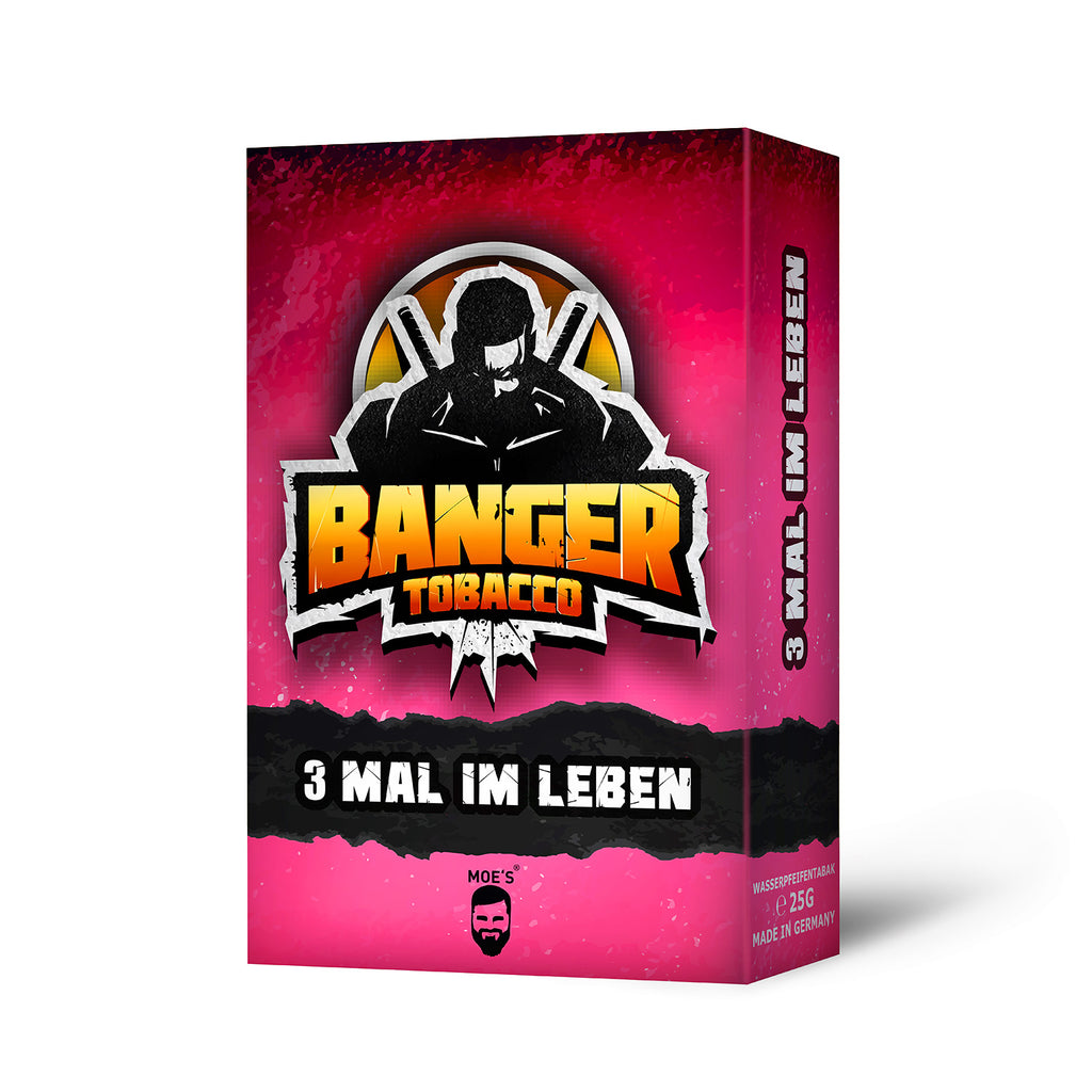 Banger Shisha Tabak 25g 3 Mal im Leben