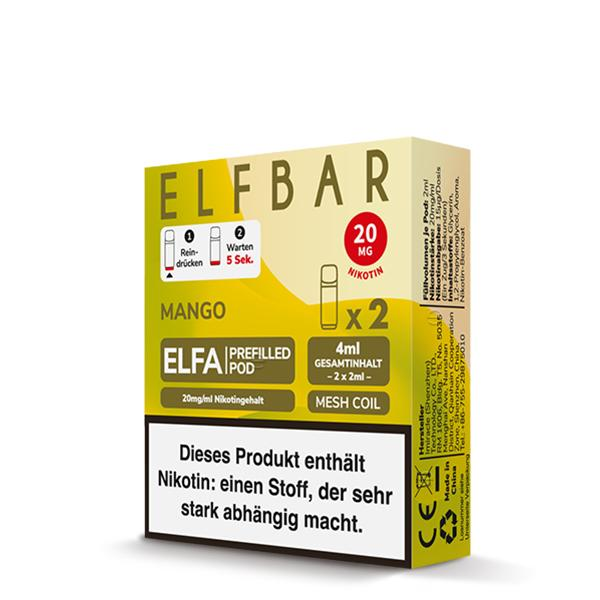 Elfbar Elfa Prefilled Pods Mango