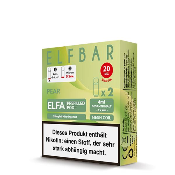 Elfbar Elfa Prefilled Pods Pear