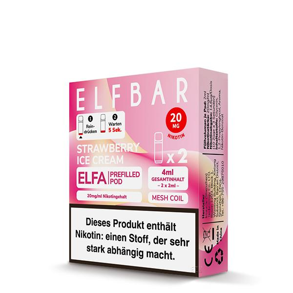 Elfbar Elfa Prefilled Pods Strawberry Ice Cream