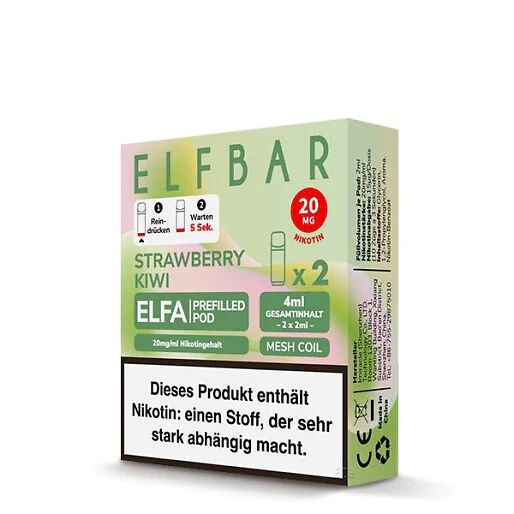 Elfbar Elfa Prefilled Pods Strawberry Kiwi