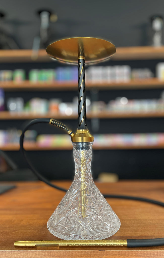 Goat Hookah the Golden Goat Shisha Wasserpfeife Gold Schwarz