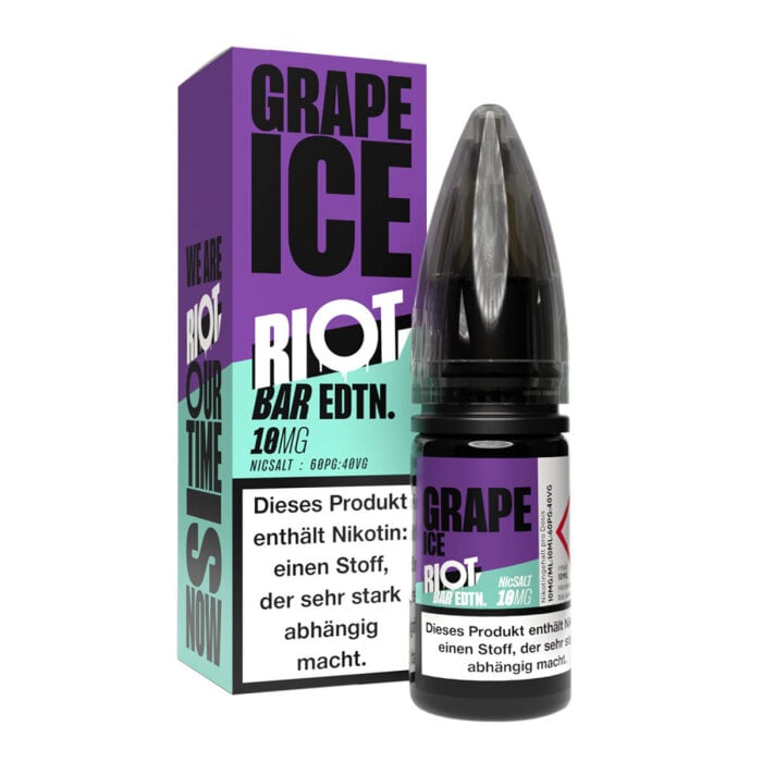 Riot Bar Edition Nikotinsalz Liquid Grape Ice