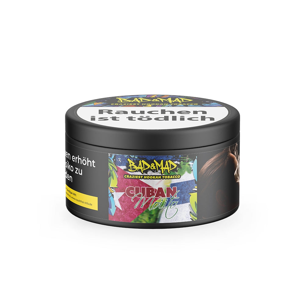 Bad & Mad Shisha Tabak 25g Cuban Mojito