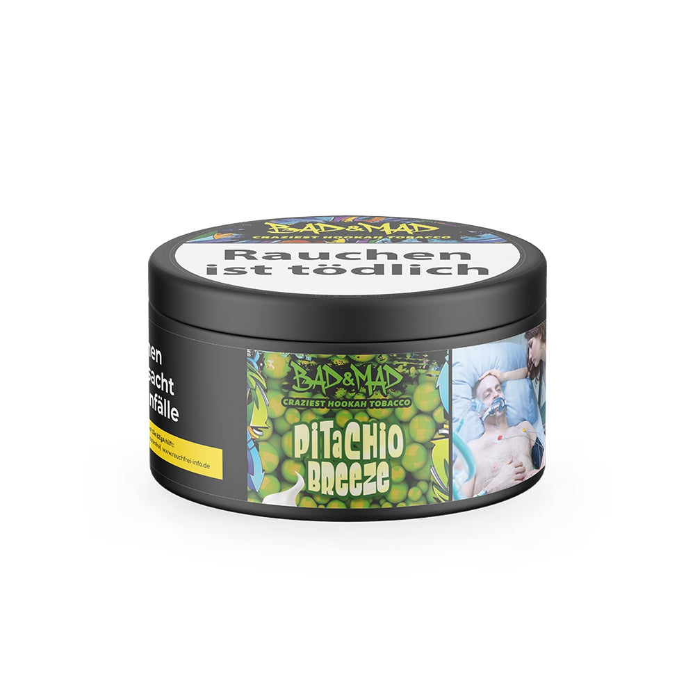 Bad & Mad Shisha Tabak 25g Pitachio Pistachio Breeze