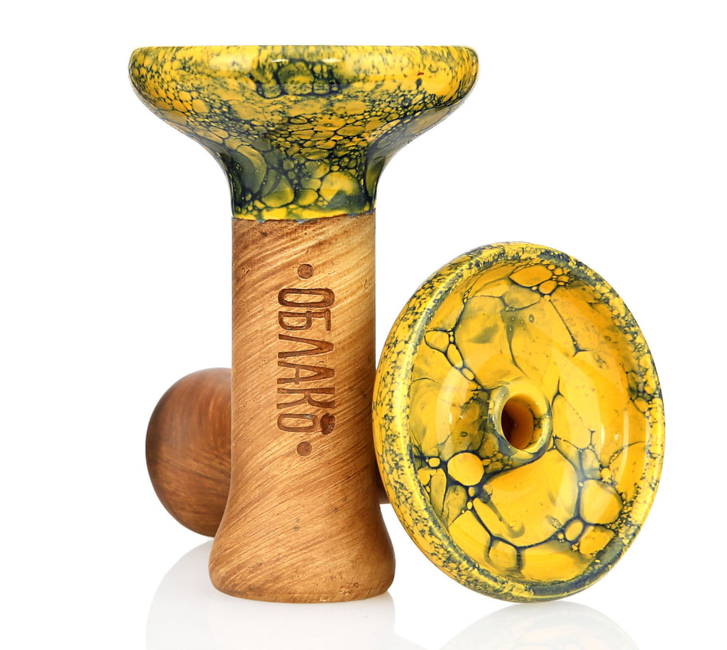 Oblako Phunnel M Marble Yellow Black Shisha Einloch Kopf