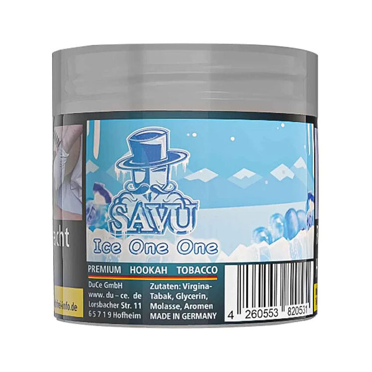 Savu Shisha Tabak 25g Ice One One