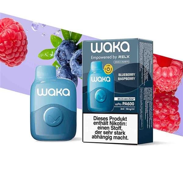 Waka SoPro Einweg Vape Blueberry Raspberry