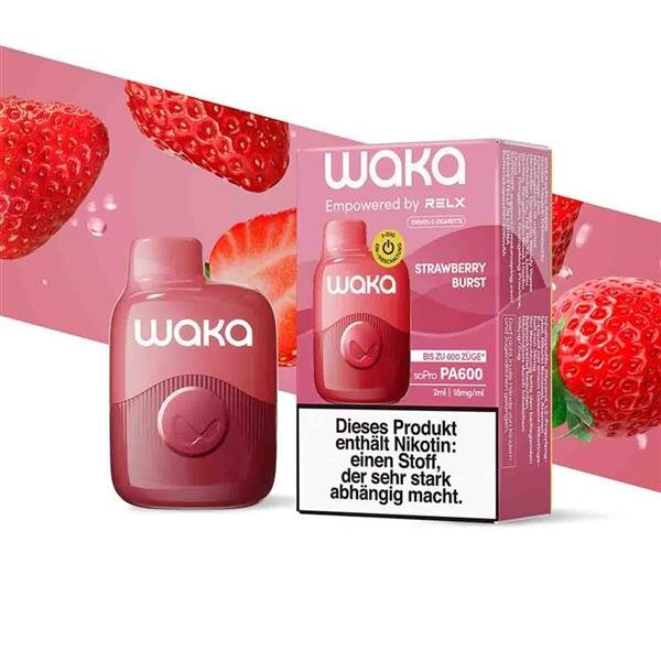 Waka SoPro Einweg Vape Strawberry Burst