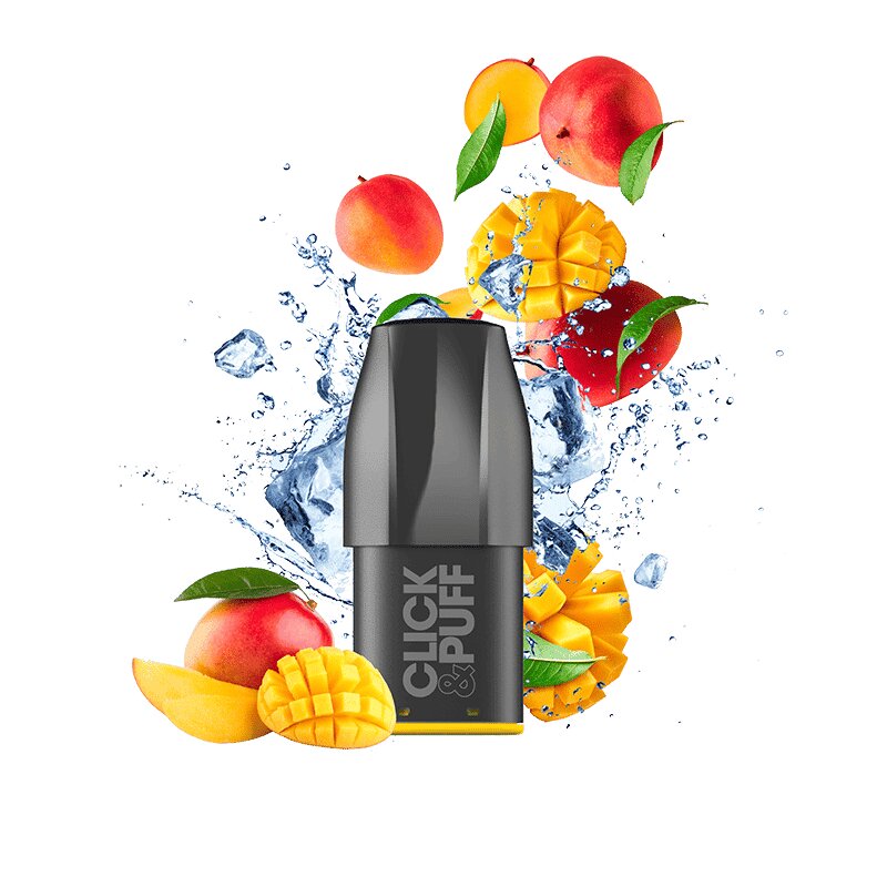 X-Bar Click & Puff Prefilled Pod Mango Ice